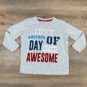 Pepco Little Kids T-Shirt Long Sleeve Boys 98 cm 24-36 Months Gray